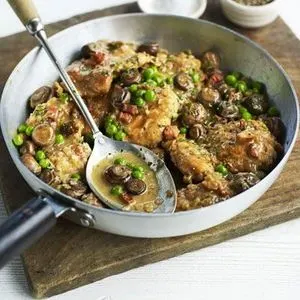 Dairy-Free Nut-Free Chicken and mushrooms — French recipe