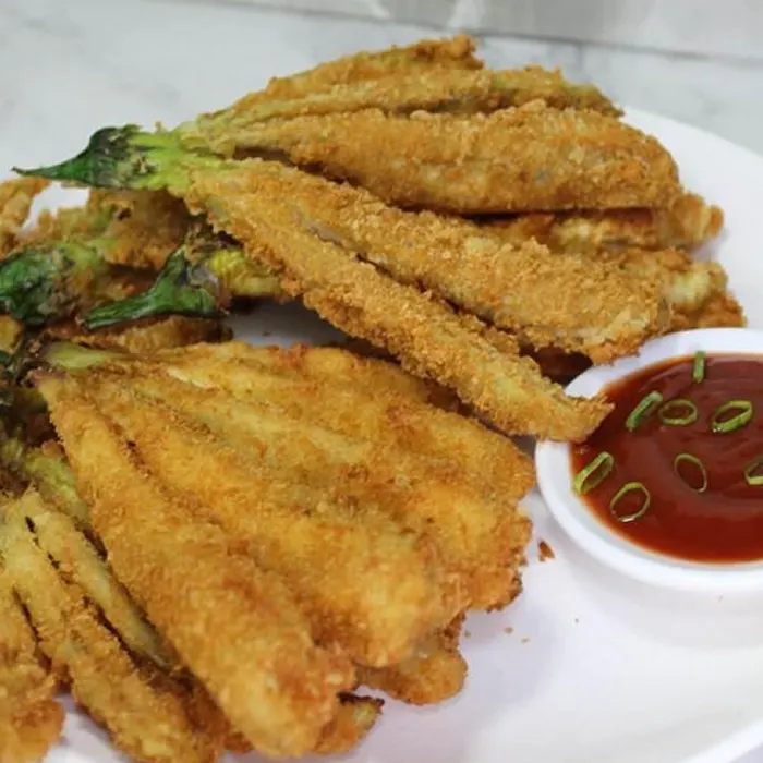 Vegetarian Dairy-Free Crispy Eggplant — Filipino recipe